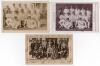 Australia tour to England 1921. Three sepia/ mono postcards of the Australia team, seated and standing in rows. One is a real photograph, titled &lsquo;Australian Cricket Team 1921&rsquo;, the players wearing cricket attire. Publisher unknown. The others are mono pri