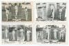 The Ashes. M.C.C. tour to Australia 1903/04. Four Star Series mono postcards featuring members of the M.C.C. touring party. Cards feature Warner, Bosanquet & Foster (staining and pin holes), Tyldesley, Rhodes & Hirst (annotated to front &lsquo;Ashes Team 1903-4