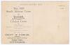 South Africa tour to England 1929. Sepia printed advertising postcard published by Jaeger of &lsquo;The South Africa Team 1929 in Jaeger Shirts and Sweaters, Trousers, etc. specially supplied for the present tour&rsquo;. Nicely signed in ink by seventeen members of t - 2
