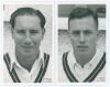 South Africa. Roy McLean and Trevor Goddard 1950s. Two similar mono real photograph plain back postcards, one of R.L. McLean (Natal & South Africa 1949-1966), the other T.L. Goddard (Natal, North East Transvaal & South Africa 1955-1970), both depicted hea
