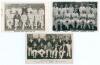 Derbyshire C.C.C. 1904-1946. One early mono postcard of the Derbyshire team of 1904 by B.&H. of Derby. Postmarked 17th July 1905. Also two mono real photograph postcards, one of the 1935 team, publisher unknown, the other of the 1946 team with official st