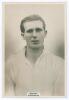 John George William Thomas Bessant. Gloucestershire 1921-1928. Phillips &lsquo;Pinnace&rsquo; premium issue cabinet size mono real photograph plain back trade card of Bessant, half length in cricket attire. No. 189.C. Incorrectly titled &lsquo;Bessant, Gloucester&rsquo;. 4&rdquo;x6&rdquo;. 