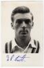 David Robert Smith. Gloucestershire & England 1956-1970. Mono real photograph plain back postcard of Smith, head and shoulders wearing cricket attire. Nicely signed in blue ink to the lower margin &lsquo;D.R. Smith&rsquo;. Publisher unknown. Postally unused. Very goo