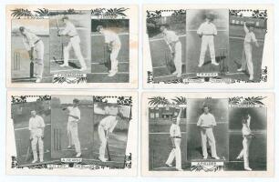 Kent C.C.C. c.1904. Four Star Series mono postcards featuring members of the Kent team. Cards feature Marsham, Mason & Burnup, Huish, Seymour & Fairservice, Hearne, Day & Dillon, and Blythe, Fielder & Humphreys. One postmarked 1904, others postally unused