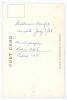 John Brian Statham. Lancashire & England 1950-1968. Mono real photograph postcard of Statham, half length in M.C.C. blazer. Signed to lower border by Statham. Cheshire Studio&rsquo;s series. Some creasing to card. Sold with &lsquo;Glory Lightly Worn, a tribute to Bri - 2