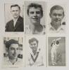 Lancashire C.C.C. 1960s/1970s. A selection of six official Club issue photocards and postcards of Lancashire players including five signed. Signatures are Farokh Engineer (2 different), Clive Lloyd, Jack Bond and David Lloyd. One unsigned of Graham Atkins