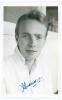 Jack Birkenshaw. Yorkshire, Leicestershire, Worcestershire & England 1958-1981. Mono real photograph plain back postcard of Birkenshaw, head and shoulders wearing cricket attire. Nicely signed in blue ink to the photograph by Birkenshaw. Official stamp fo