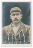 William Henry &lsquo;Bill&rsquo; Lockwood. Nottinghamshire, Surrey & England 1886-1904. Mono real photograph postcard of Lockwood, head and shoulders in cap and blazer. Nicely signed in black ink, &lsquo;Yours truly, W.H. Lockwood&rsquo;. Printed title &lsquo;W.H. Lockwood&rsquo;. Rotary se