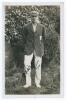 Albert Frederick &lsquo;Bert&rsquo; Wensley. Sussex, Auckland, Nawangar & Europeans 1922-1948. Mono real photograph postcard of Wensley standing full length wearing cricket attire and Sussex blazer. Nicely signed in ink by Wensley. Nias of Brighton. Postally unused. 