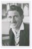 Thomas Leslie Pritchard. Wellington, Warwickshire & Kent 1937-1956. Original mono real photograph plain back postcard of Pritchard, head and shoulders in cricket attire and blazer. Signed in ink to the photograph by Pritchard, dated &lsquo;1947&rsquo;. Official stamp
