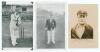 Yorkshire C.C.C. Maurice Leyland and Roy Kilner. Two mono advertising postcards, one of Leyland in batting pose with advertising to verso for the &lsquo;Maurice Leyland Cricket Bat&rsquo; by Sykes. Signed in pencil to the front by Leyland. The other, of Kilner standi