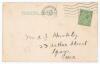 Cricket appointment postcard 1934. Plain postcard with interesting printed request for engagement as an amateur cricket player sent out to clubs by &lsquo;J.R. Dixon&rsquo;, who was living at the time at Ashmill Street, London NW1. Dixon describes himself as a &lsquo;Late - 2