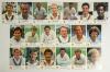&lsquo;Cornhill Insurance Test Series&rsquo; collectors&rsquo; cards Series &lsquo;C&rsquo;. Thirty seven original colour player cards from Series &lsquo;C&rsquo;, of which thirty two are signed by the featured player. Signatures are Allott, Athey, Capel (2 different), Childs, Cook, Cowans, Cowdr