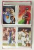 Indian trade, collectors&rsquo; cards and postcards 1990s. Album comprising approx. two hundred modern Indian trade cards and postcards covering individual players and teams, mainly India, also Pakistan, Sri Lanka, Australia, England etc. Includes twenty cards - 3