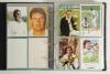 Test and County postcards 1970s-1990s. Large black binder comprising over 380 postcards, promotional cards and postcard size photographs covering Test and County players, cricket grounds, and modern reproduction postcards. Around eighty are individually s - 5