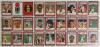 Australian issue &lsquo;Scanlens Stimorol 1990/91 Australia, England, New Zealand&rsquo;. PBL Marketing. Complete set of the eighty four cards issued. The majority of player cards are signed by the featured player. Those lacking signatures are nos. 10 Campbell, 14 I. - 3