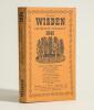 Wisden Cricketers&rsquo; Almanack 1945. 82nd edition. Original limp cloth covers. Only 5600 paper copies printed in this war year. Minor staining to spine paper otherwise in very good condition. Rare war-time edition