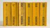 Wisden Cricketers&rsquo; Almanack 1947, 1948, 1949, 1950, 1951 and 1952. Original limp cloth covers. The 1947, 1948, 1949 and 1952 editions with bowing to the spine to a greater or lesser extent, some staining to the spine paper of the 1949 edition otherwise al