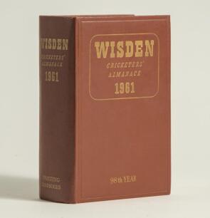 Wisden Cricketers&rsquo; Almanack 1961. Original hardback. Good/very good condition