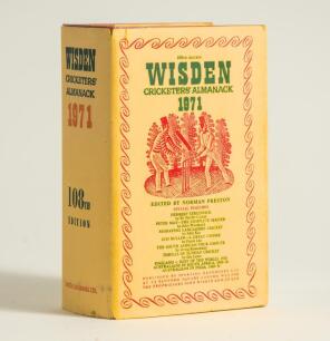 Wisden Cricketers&rsquo; Almanack 1971. Original hardback with dustwrapper. Some wear to the head and base of the dustwrapper otherwise in very good condition