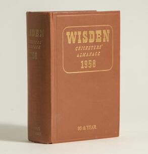Wisden Cricketers&rsquo; Almanack 1958. Original hardback. Good/ very good condition