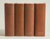 Wisden Cricketers&rsquo; Almanack 1954 to 1957. Original hardback editions. All editions with dulled gilt titles to spines, the 1955 and 1957 editions with dulling to gilt titles front board, the 1955 edition with some staining to the front board otherwise in g