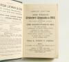 Wisden Cricketers&rsquo; Almanack 1912 and 1913. 49th & 50th editions. Both bound in green boards, lacking original wrappers, gilt titles to spine and green speckled page edges. Trimming by the binder a little tight in places otherwise in good/very good conditi - 2