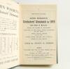 Wisden Cricketers&rsquo; Almanack 1919. 56th edition. Bound in green boards, lacking original wrappers, gilt titles to spine and green speckled page edges. Rare war-time edition. Good/very good condition