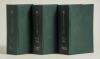 Wisden Cricketers&rsquo; Almanack 1926, 1927 and 1928. 63rd to 65th editions. All three bound in green boards, lacking original wrappers, gilt titles to spine and green speckled page edges. Good/very good condition. Qty 3 - 4