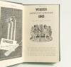 Wisden Cricketers&rsquo; Almanack 1942. 79th edition. Only 4100 paper copies were printed in this war year. Bound in green boards, lacking original wrappers, gilt titles to spine and green speckled page edges. Rare war-time edition. Very good condition