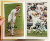Wisden Cricketers&rsquo; Almanack 2020. Original hardback edition with dustwrapper. Signed in ink by four of the five &lsquo;Cricketers of the Year&rsquo; to their photograph plate, Pat Cummins, Simon Harmer, Marnus Labuschagne and Ellse Perry. Also signed to text pages by - 3
