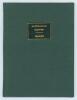 Arthur Mailey. &lsquo;The 1930 Australian Eleven and other Caricatures&rsquo;. Published by the author 1930. Printed by W.C. Penfold, Sydney. Bound in later green cloth with gilt/ leather title label to front cover, lacking original pictorial wrappers. Padwick 5052-2 - 5