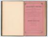 &lsquo;The Cricket Guide&rsquo;. Mohummud Abdullah Khan. Lucknow, printed at The Royal Printing Press, &lsquo;First [and only] Edition&rsquo; 1891. Small 8vo. ii, 28pp. Full-page diagram of fielding positions on p27, original errata slip on folding green paper bound in to rear. 