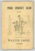 &lsquo;The M.C.C. in Northern India [1926/27]&rsquo;. C.E. Newham. Lahore 1926. Published on behalf of the Committee. Original colour card wrappers. 48pp plus adverts. Padwick 4786. Breakage to page block with some pages cleanly detached. Light soiling to wrappers, - 2