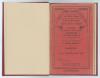 &lsquo;A Resume of Big Cricket in the West Indies and British Guiana since the West Indies tour of 1923 to England&rsquo;. T. Sydney Birkett. Advocate Co. Ltd., Barbados 1927. 61pp plus advertising. Rebound in red cloth, gilt to spine, original front card wrapper ret