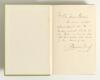 &lsquo;My Cricketing Days&rsquo;. C.G. Macartney. First edition London 1930. Original green cloth with gilt title to spine. Presentation copy with dedication to front endpaper, &lsquo;To Sir James Barrie [J.M. Barrie], As some slight acknowledgement of the kindly interest - 2