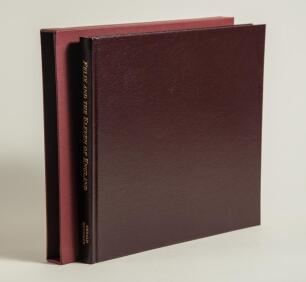 &lsquo;Felix and the Eleven of England&rsquo;, Gerald Brodribb. Boundary Books, Manchester 2002. Full leather with gilt title to spine and gilts to page edges, in slipcase. Limited Edition of 250 copies, this being copy number 211, each signed by J.E. Wanostrocht (a 