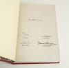 &lsquo;Don Bradman and the Changing of the Guard. A Pictorial Narrative&rsquo;. Peter Lloyd and Peter Schofield, 2021. Limited edition no 79 of 117 produced, signed by Lloyd, Schofield, Mike Coward and Bernard Wimpress. In slip case. Very good condition. - 2