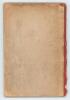 Somerset County Cricket Club Year Book 1892[-93]. Compiled by Tom H. Knight (County Scorer). Printed by Alex Hammett, Taunton 1892. Original decorative boards. The year book provides a review of the 1892 season, (the front cover dated &lsquo;1892&rsquo;) and fixtures - 3