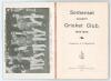 Somerset County Cricket Club Year Book 1902-03. Compiled by G.S. McAulay. Printed by Hammett & Co, Taunton 1902. Original decorative boards. Minor soiling and wrinkling to boards, slight breaking to page block, otherwise in good/ very good condition. Scar - 2