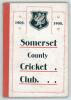 Somerset County Cricket Club Year Book 1905-06. Compiled by G.S. McAulay. Printed by E.S. & A. Robinson Ltd, Bristol 1906. Original decorative boards. Minor soiling to boards, small bump to foot of spine, otherwise in very good condition. Scarce.