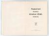 Somerset County Cricket Club Year Book 1912-13. Printed by Hammett & Co, Taunton 1913. Original decorative boards. Ex J.W. Goldman collection. Some wear and soiling to boards, otherwise in good condition. Scarce. - 2