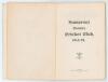 Somerset County Cricket Club Year Book 1913-14. Printed by Hammett & Co, Taunton 1914. Original decorative boards. Soiling and wear to boards, slight breaking to internal hinges, otherwise in good condition. Scarce. - 2
