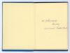 Kent County Cricket Club Annual 1887-1888. Hardback &lsquo;blue book&rsquo;. Original decorative boards. Gilt titles with silver gilt Kent emblem to centre. Printed by J. Burgiss-Brown, Maidstone 1888. Ownership name in ink to front endpaper of &lsquo;A.J. Lancaster, Secre - 2