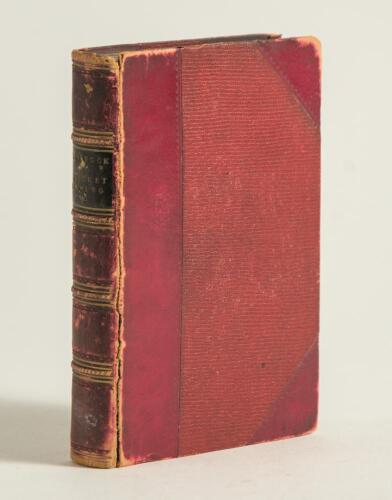 Sporting handbooks published by Routledge, Warne and Routledge of London 1860s. Five instructional sporting handbooks by Edmund Routledge, George Forrest and others, bound together in one volume. Titles are &lsquo;The Handbook of Cricket&rsquo;, London 1864 edition, 