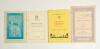 Cricket exhibition and auction catalogues 1935-1967. Four official catalogues, each in original paper wrappers. Three exhibition catalogues are for the &lsquo;Exhibition of Cricket and Sporting Pictures&rsquo; at Whitechapel Art Gallery, London 1935. &lsquo;Cricket Picture