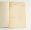 &lsquo;Cricket&rsquo;. W.G. Grace. J.W. Arrowsmith, Bristol and Simpkin, Marshall, Hamilton, Kent & Co. London 1891. Original green cloth, with gilt titles to front board and spine. With inscription to front end paper &lsquo;With the Publisher&rsquo;s kind regards 11/6/91 (11th - 3