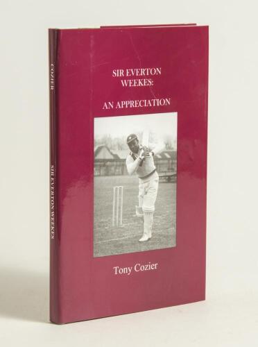 &lsquo;Sir Everton Weekes: An Appreciation&rsquo;. Tony Cozier. Ewell 2017. Limited edition of 125 copies, of which nos. 1-25 are specially bound, this being no. 4, signed by Weekes and Cozier. Minor creasing to dustwrapper, otherwise in very good condition.