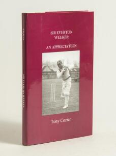 &lsquo;Sir Everton Weekes: An Appreciation&rsquo;. Tony Cozier. Ewell 2017. Limited edition of 125 copies, of which nos. 1-25 are specially bound, this being no. 4, signed by Weekes and Cozier. Minor creasing to dustwrapper, otherwise in very good condition.