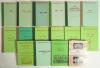 Hambledon&rsquo;s Cricket Glory&rsquo;. Ronald Knight. Fifteen volumes, nos. 2-10, 11, 13, 14, 18, 26 and 27. Printed between 1975 and 1994. Each copy signed by Knight, a good number with signed letter or note slipped in. Tape reinforcement to spines of Vols. 7, 8 an